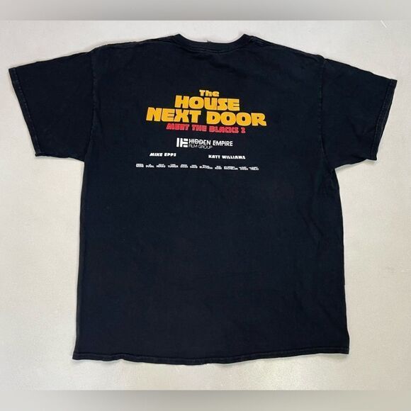 The House Next Door Meet The Blacks 2 Movie Promo Graphic T-shirt Men XL Black - Picture 3 of 6
